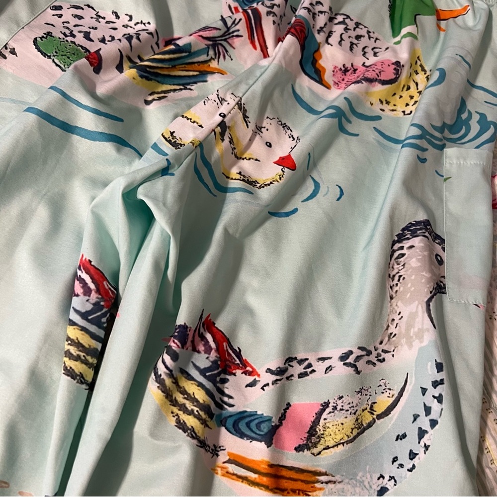 Colorful Duck Print Lounging Pants - Picture 4 of 9